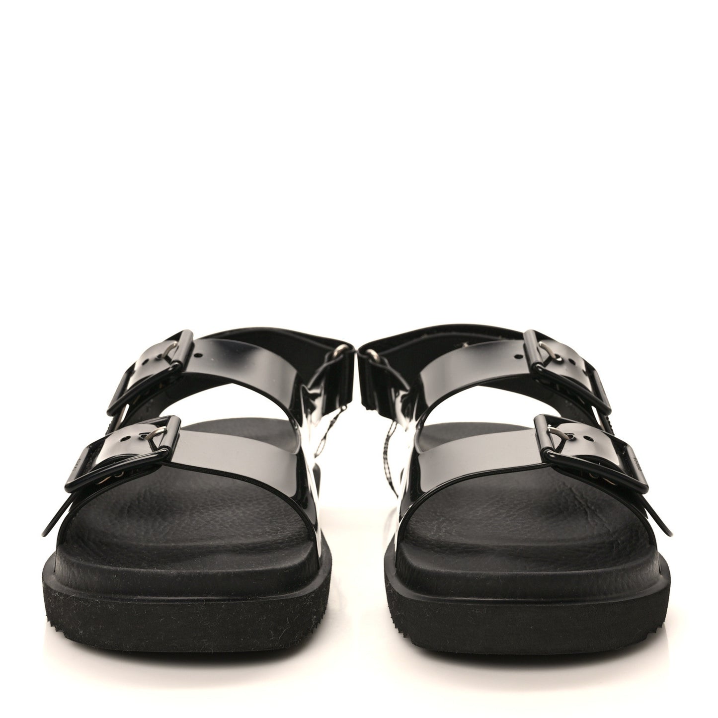 Rubber Mini Double G Womens Isla Dad Sandals 37 Black