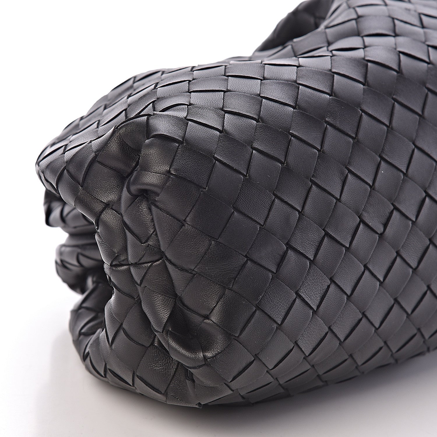 Bottega Veneta Nappa Maxi Intreccio The Pouch Oversized Clutch Black 7 of 8