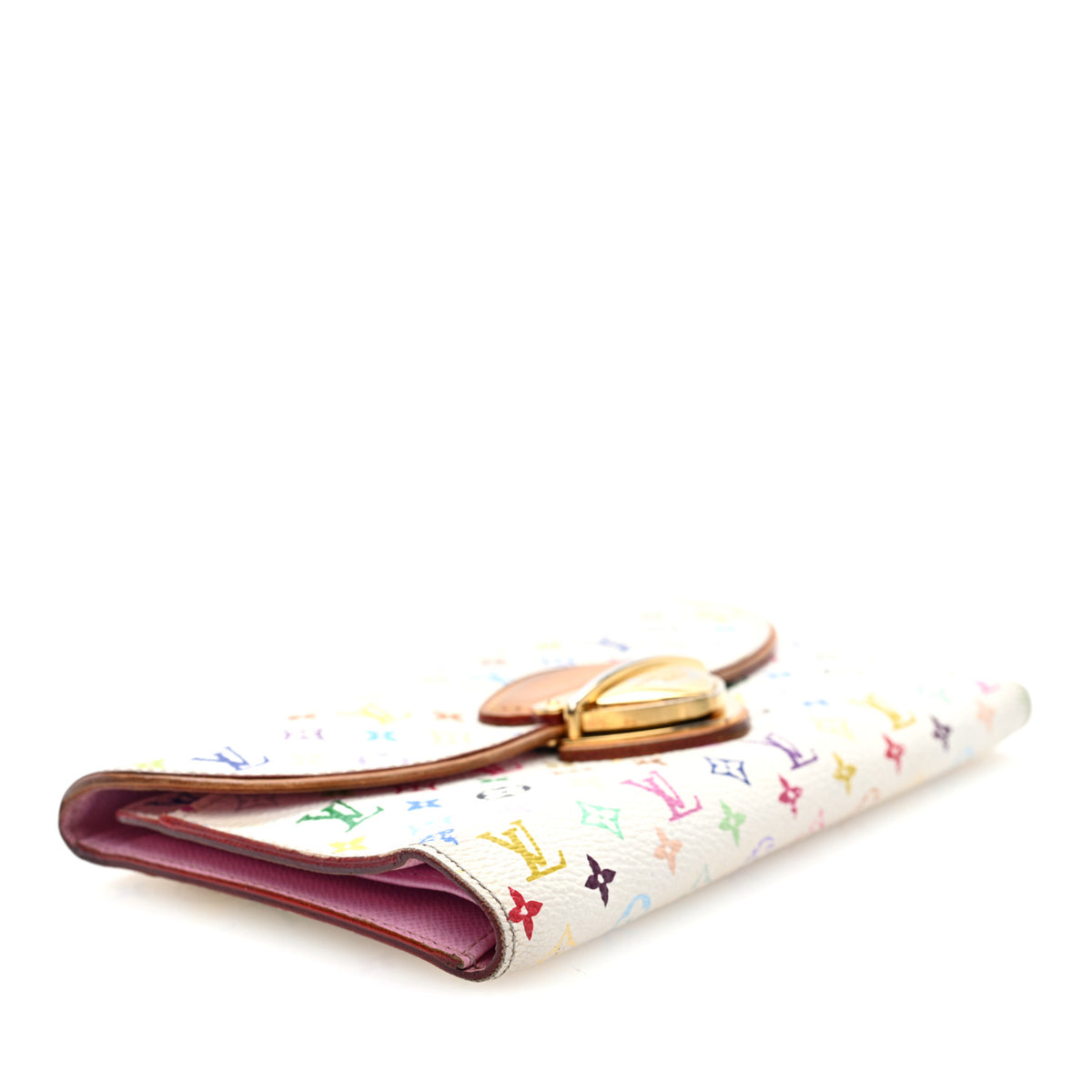 Monogram Multicolor Eugenie Wallet White Litchi