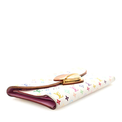 Louis Vuitton Monogram Multicolor Eugenie Wallet White Litchi 4 of 7