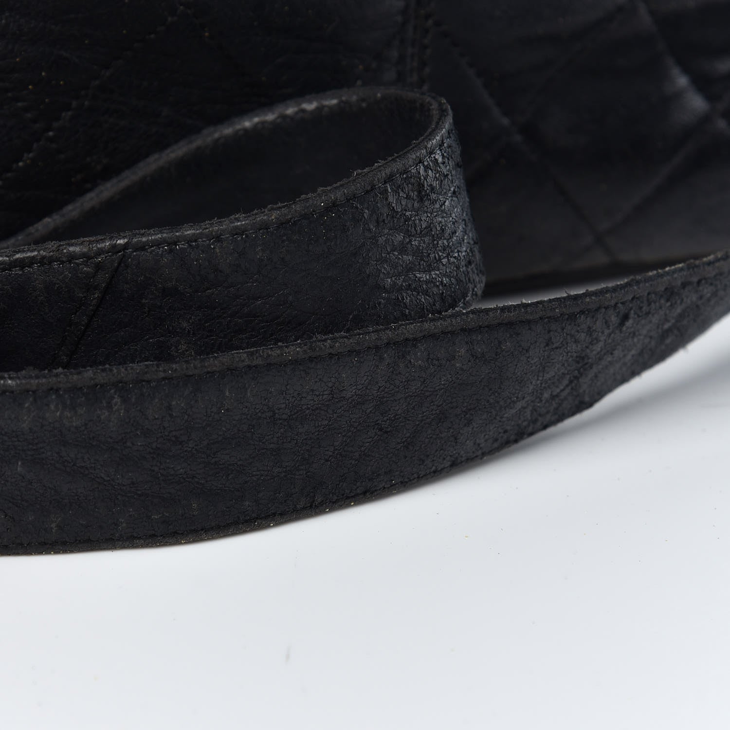 Chanel Lambskin Quilted Drawstring Bag Black 27 of 39