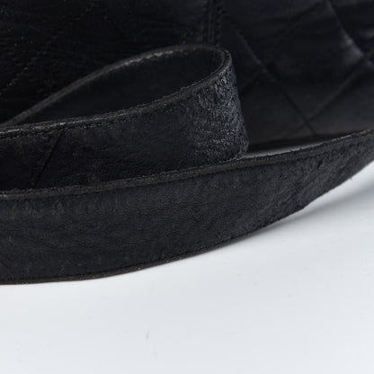 Chanel Lambskin Quilted Drawstring Bag Black 27 of 39