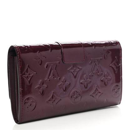Louis Vuitton Vernis Sarah Noeud Wallet Rouge Fauviste 3 of 9