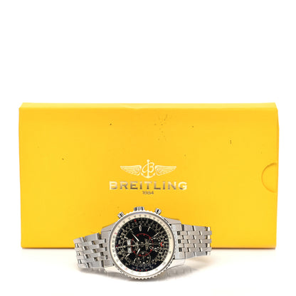 Breitling Stainless Steel 43mm Navitimer Montbrilliant Datora Automatic Watch Black A21330 5 of 5