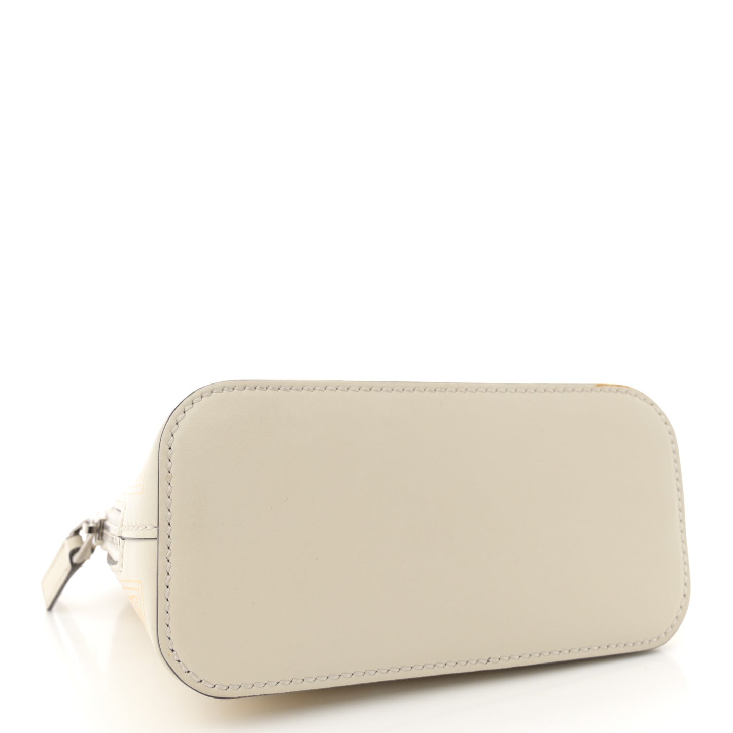 X SEGA Calfskin GUCCY Stars Mini Dome Shoulder Bag Mystic White Gold