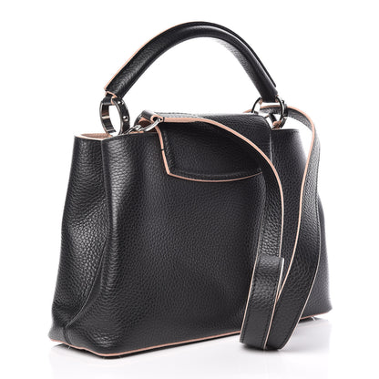 Louis Vuitton Taurillon Capucines BB Black Petale 3 of 9