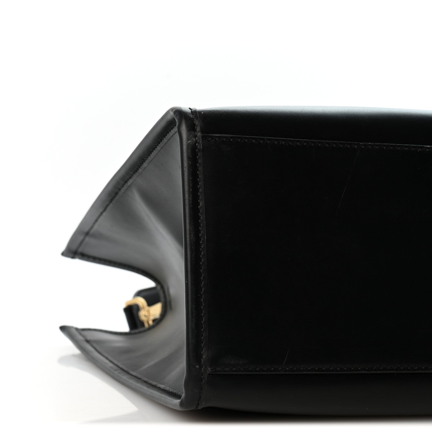 Fendi Vitello King Plexiglass Medium Fendi Sunshine Shopper Tote Black 9 of 14