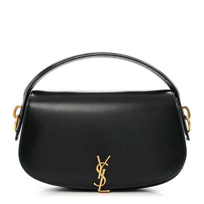 Saint Laurent Box Calfskin Voltaire Top Handle Crossbody Bag Black 1 of 11