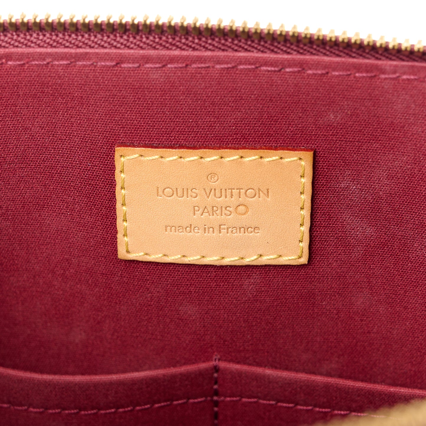 LOUIS VUITTON Vernis Alma PM Rouge Fauviste