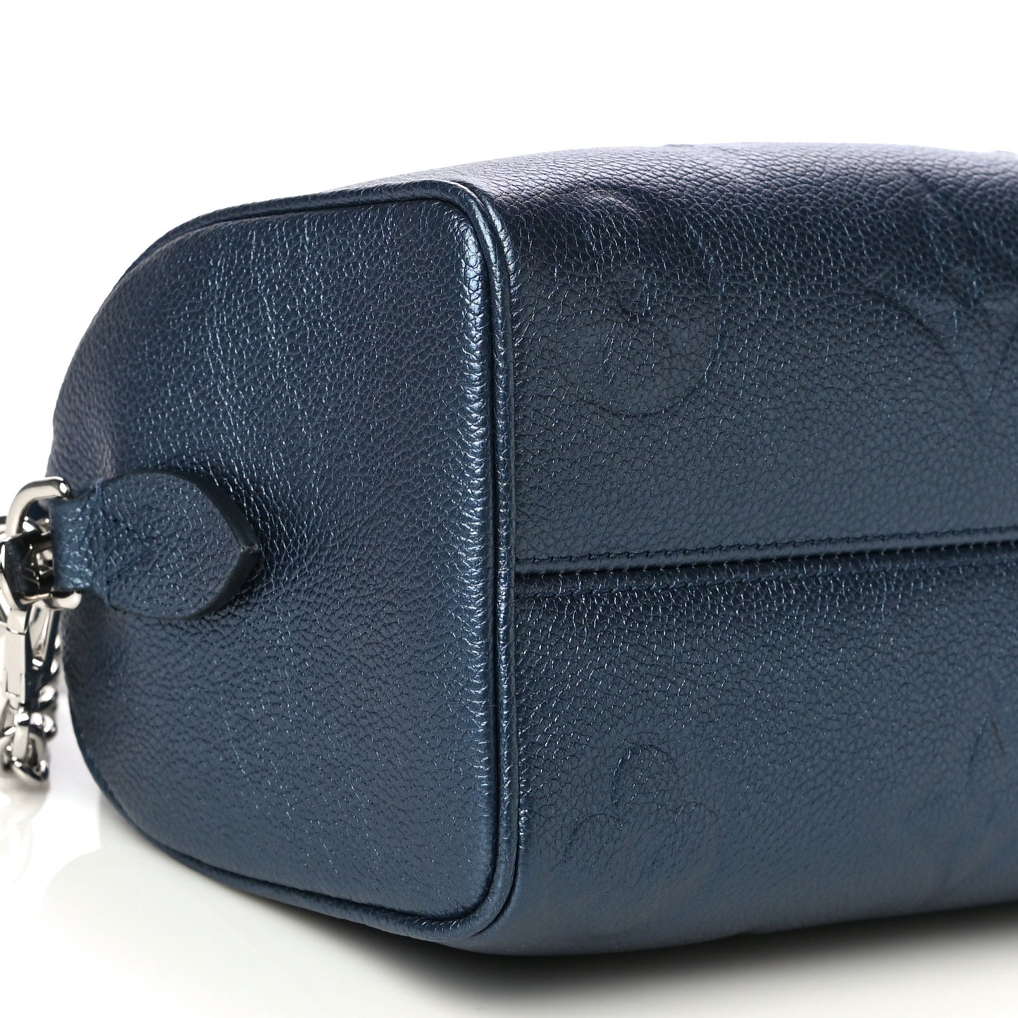 Metallic Empreinte Monogram Giant Speedy Bandouliere 20 Navy Nacre