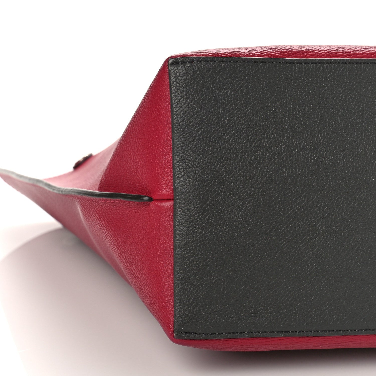 Louis Vuitton Calfskin Lockme Go Tote Lie De Vin Etain 7 of 8