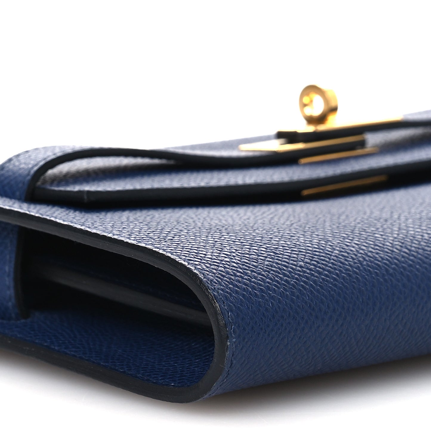 Epsom Kelly Wallet To Go Bleu Glacier Bleu Saphir