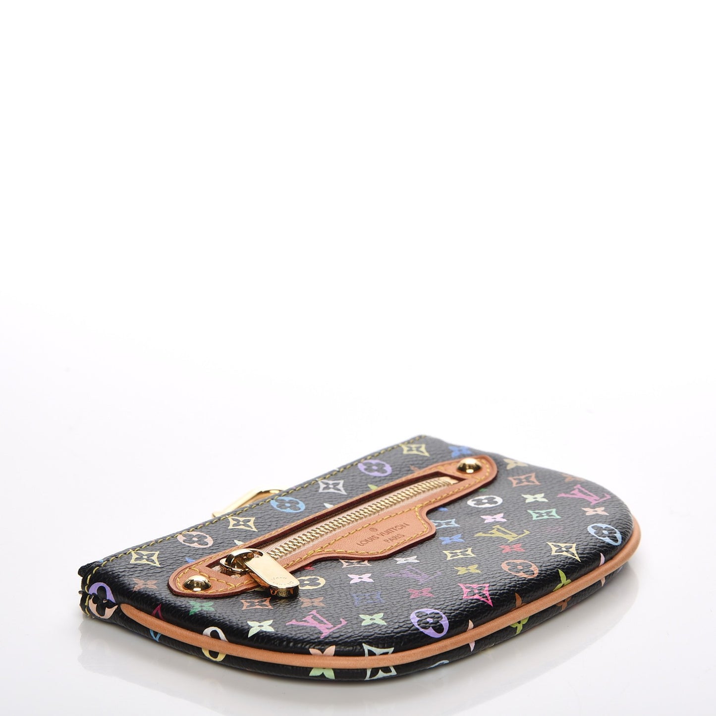 Monogram Multicolor Pochette Plate MM Black