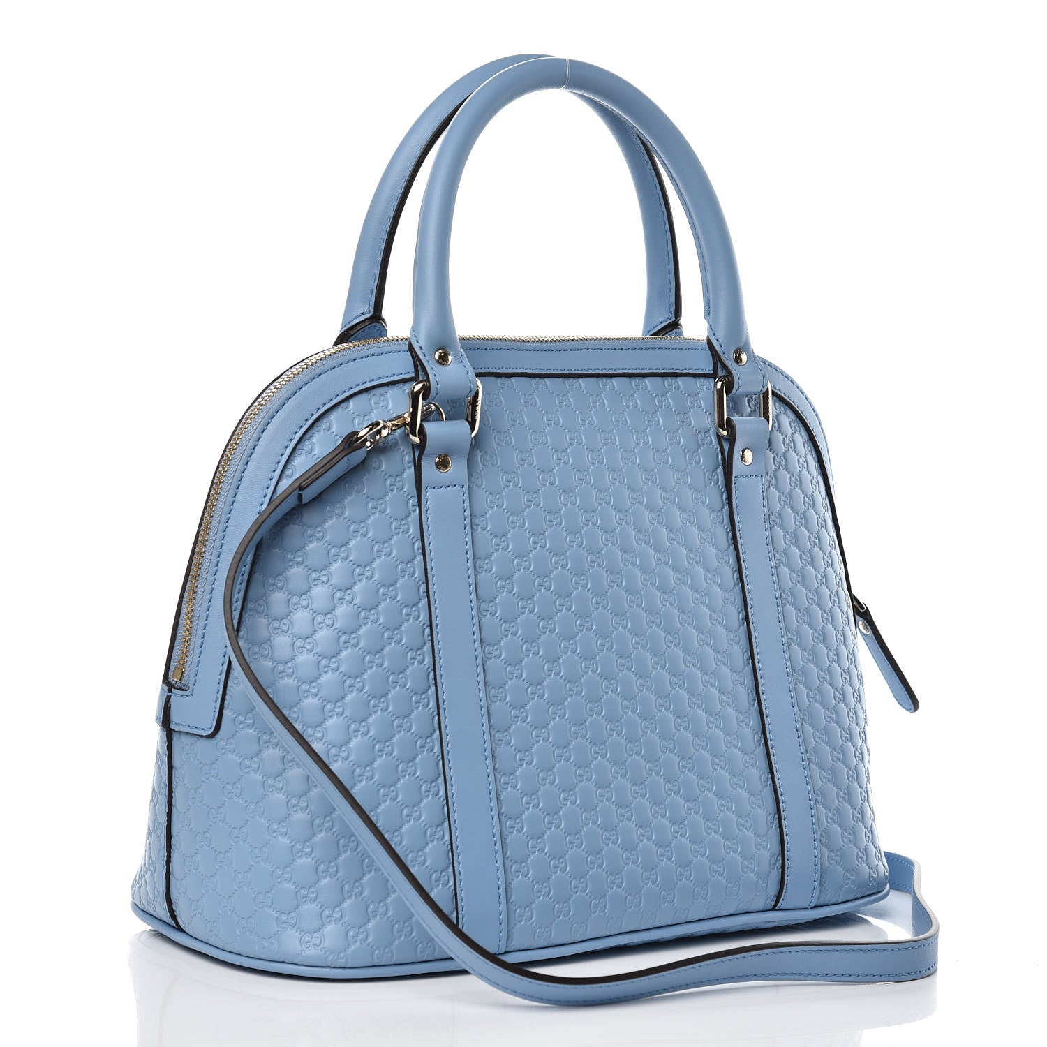 Gucci Microguccissima Medium Dome Bag Mineral Blue 4 of 9