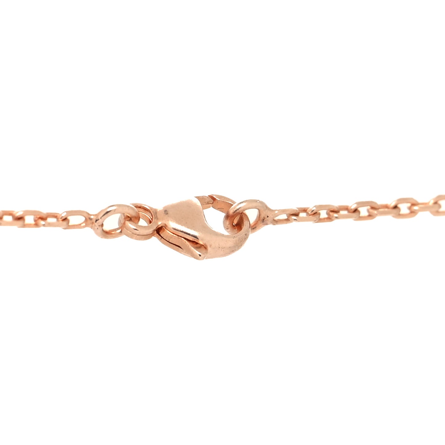 Rose Gold Plated Lacquered Eileen Pendant Necklace Rose Dragee