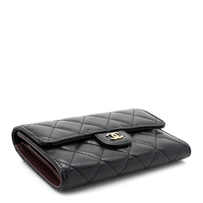 Chanel Caviar Quilted Medium Flap Wallet Black 4 of 8