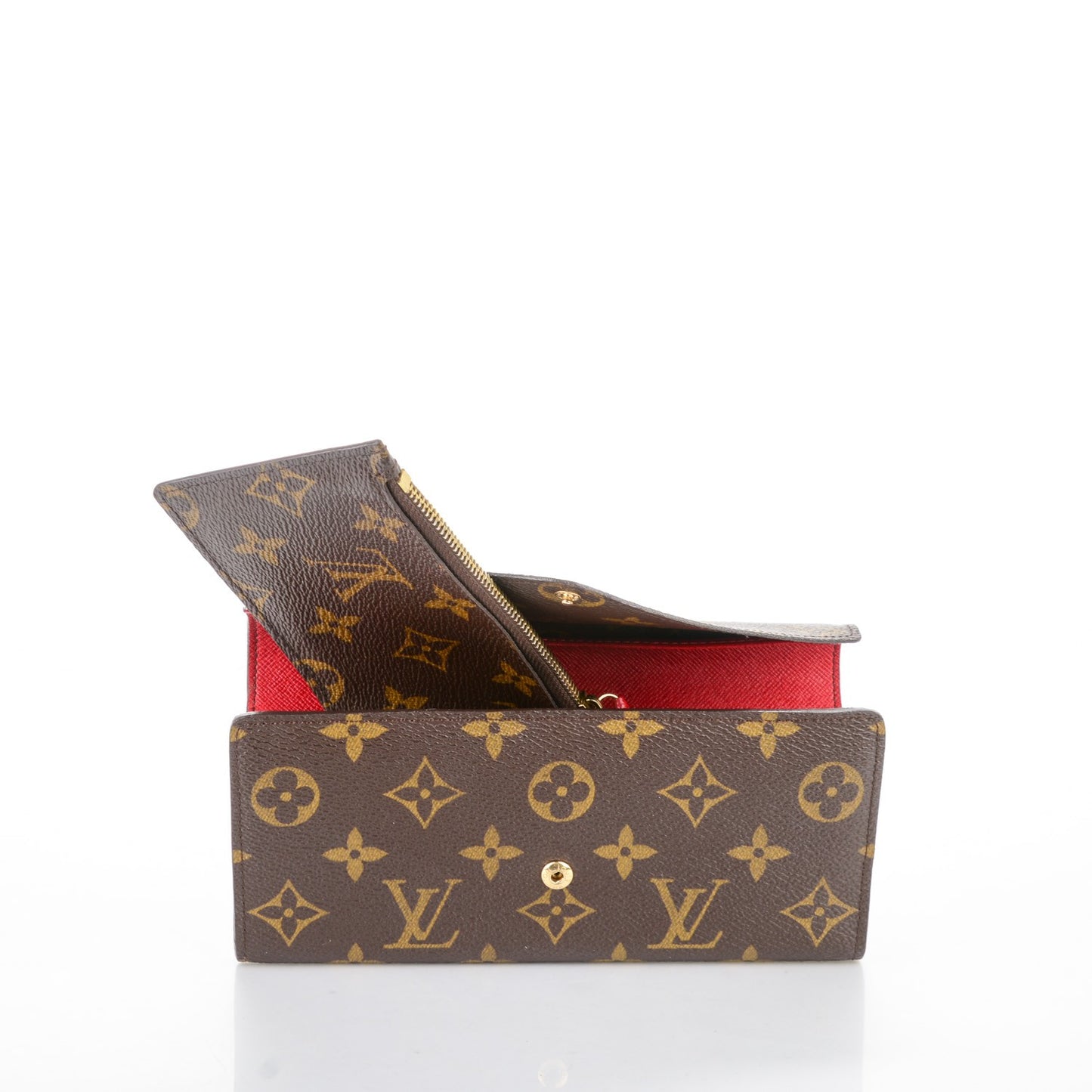 Monogram Josephine Wallet Red