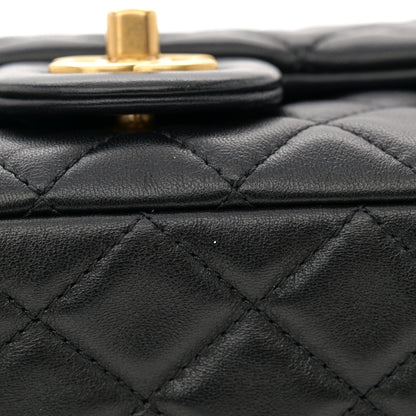 Chanel Lambskin Quilted Mini Rectangular Pearl Crush Flap Black 11 of 11