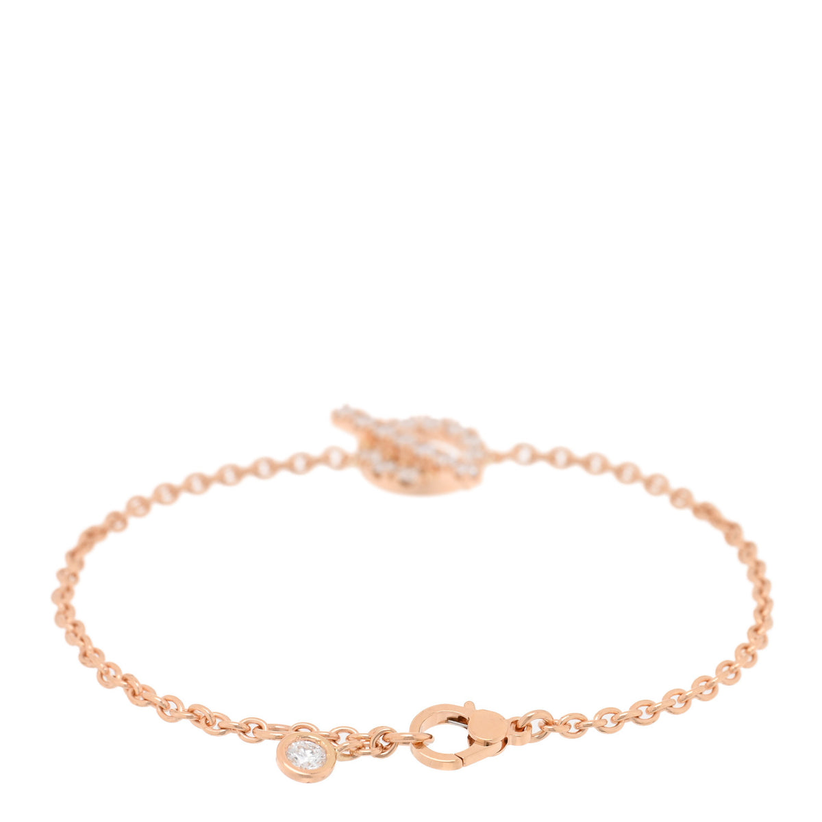 18K Rose Gold Diamond Finesse Bracelet