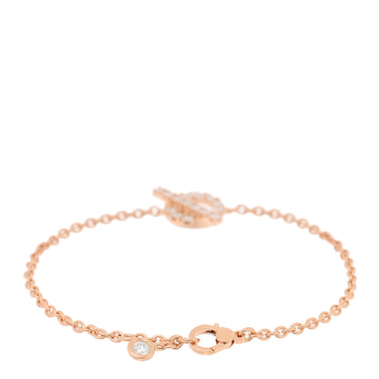 Hermes 18K Rose Gold Diamond Finesse Bracelet 2 of 4