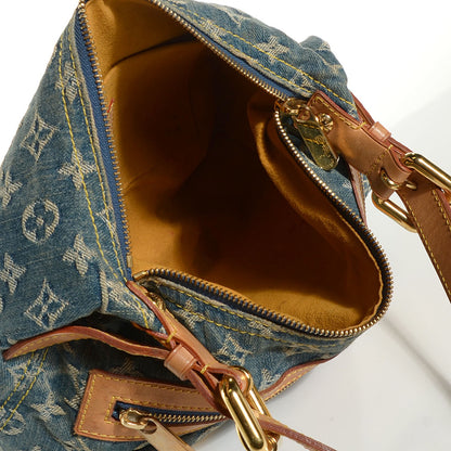 Louis Vuitton Monogram Denim Baggy PM Blue 5 of 7