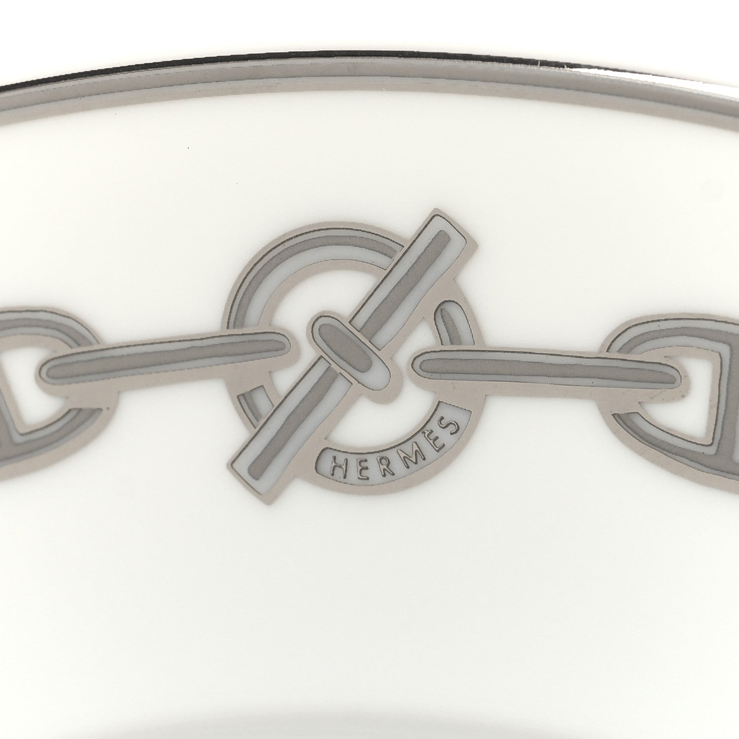 Hermes Porcelain Chaine d'Ancre Plate Set of 2 5 of 6