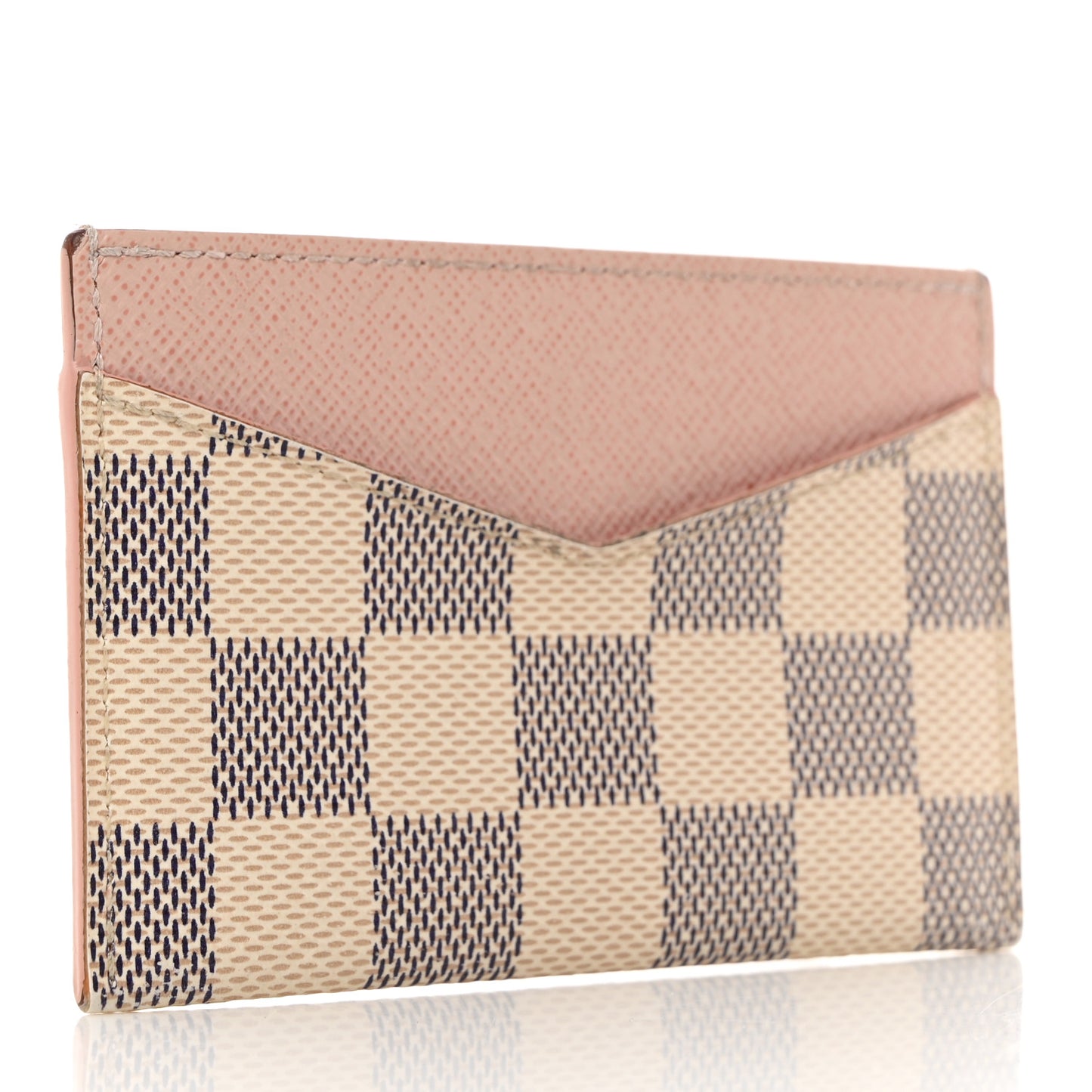 Damier Azur Daily Card Holder Rose Ballerine
