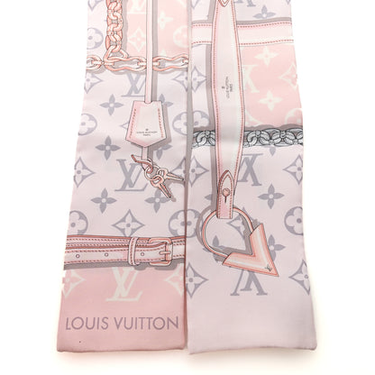 Louis Vuitton Silk Monogram Confidential Bandeau Light Pink 2 of 3