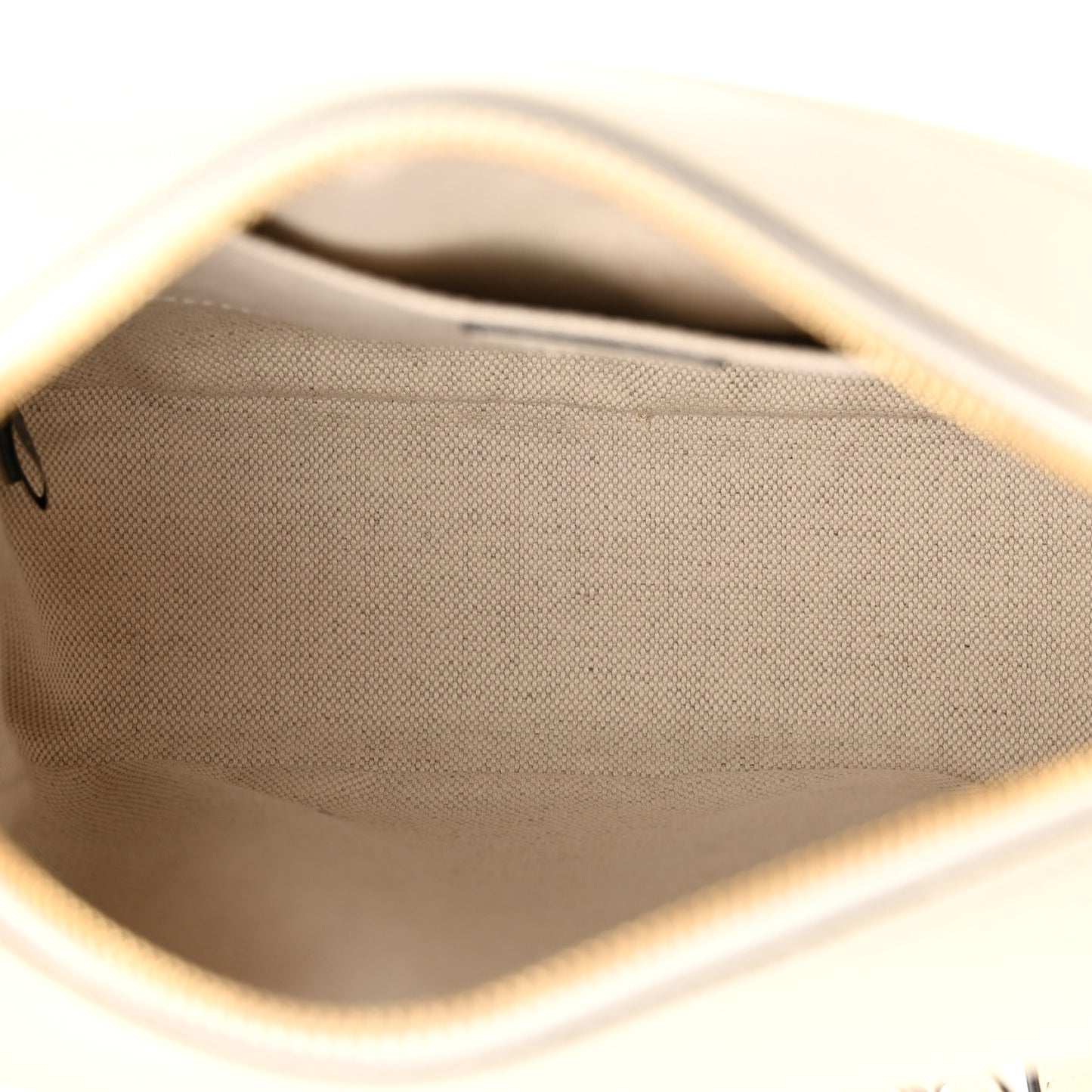 Sakai Be Green Calfskin Diagonal Stitched Small Blondie Shoulder Bag Mystic White