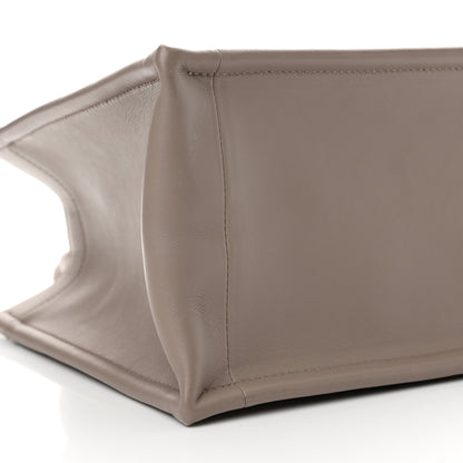 Christian Dior Calfskin Macrocannage Small Book Tote Taupe 9 of 11