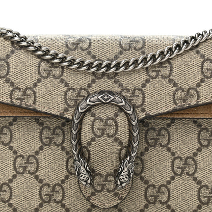 Gucci GG Supreme Monogram Super Mini Dionysus Shoulder Bag Taupe 7 of 10