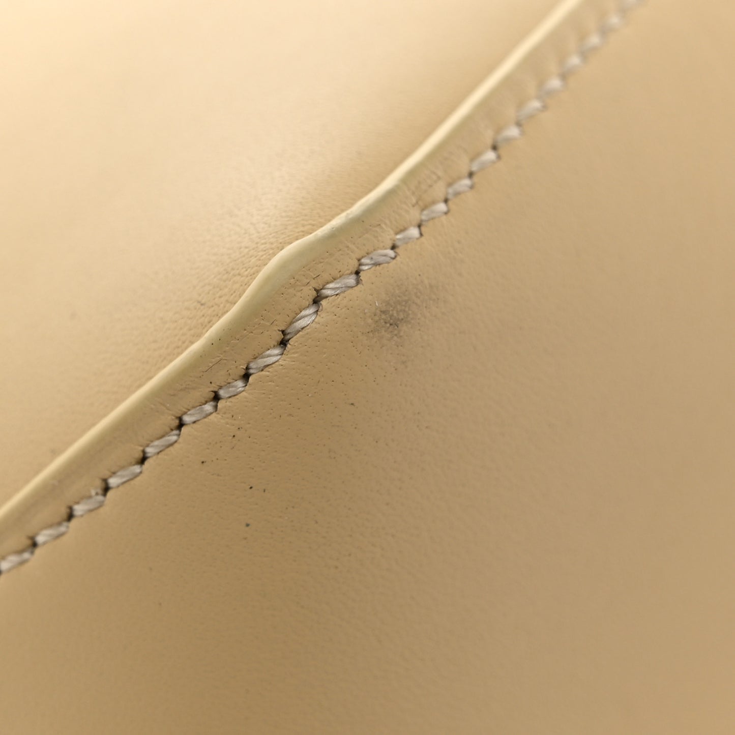 Calfskin Small Puzzle Edge Bag Dark Butter