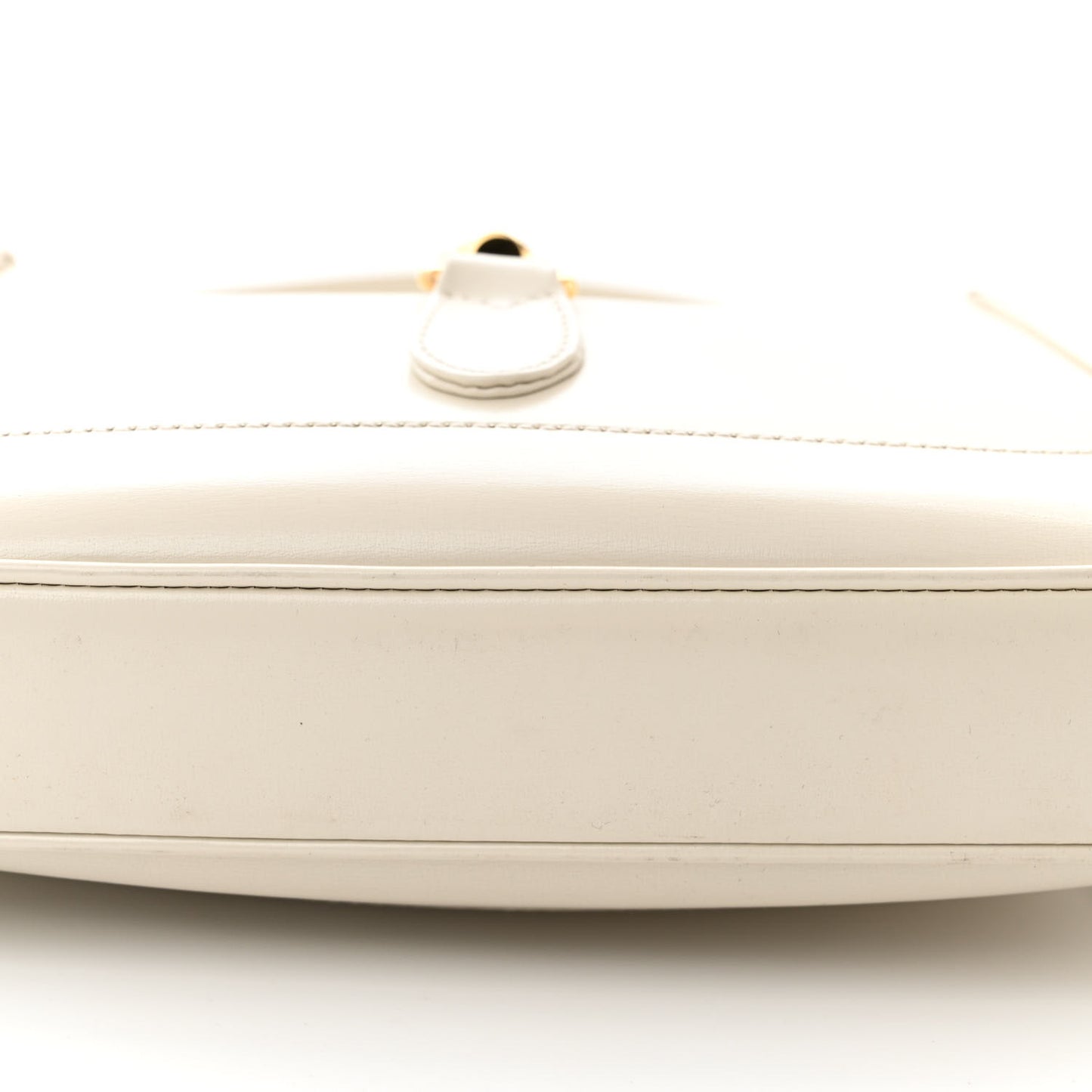 Boarded Dyana Lux Calfskin Small Jackie 1961 Hobo Mystic White