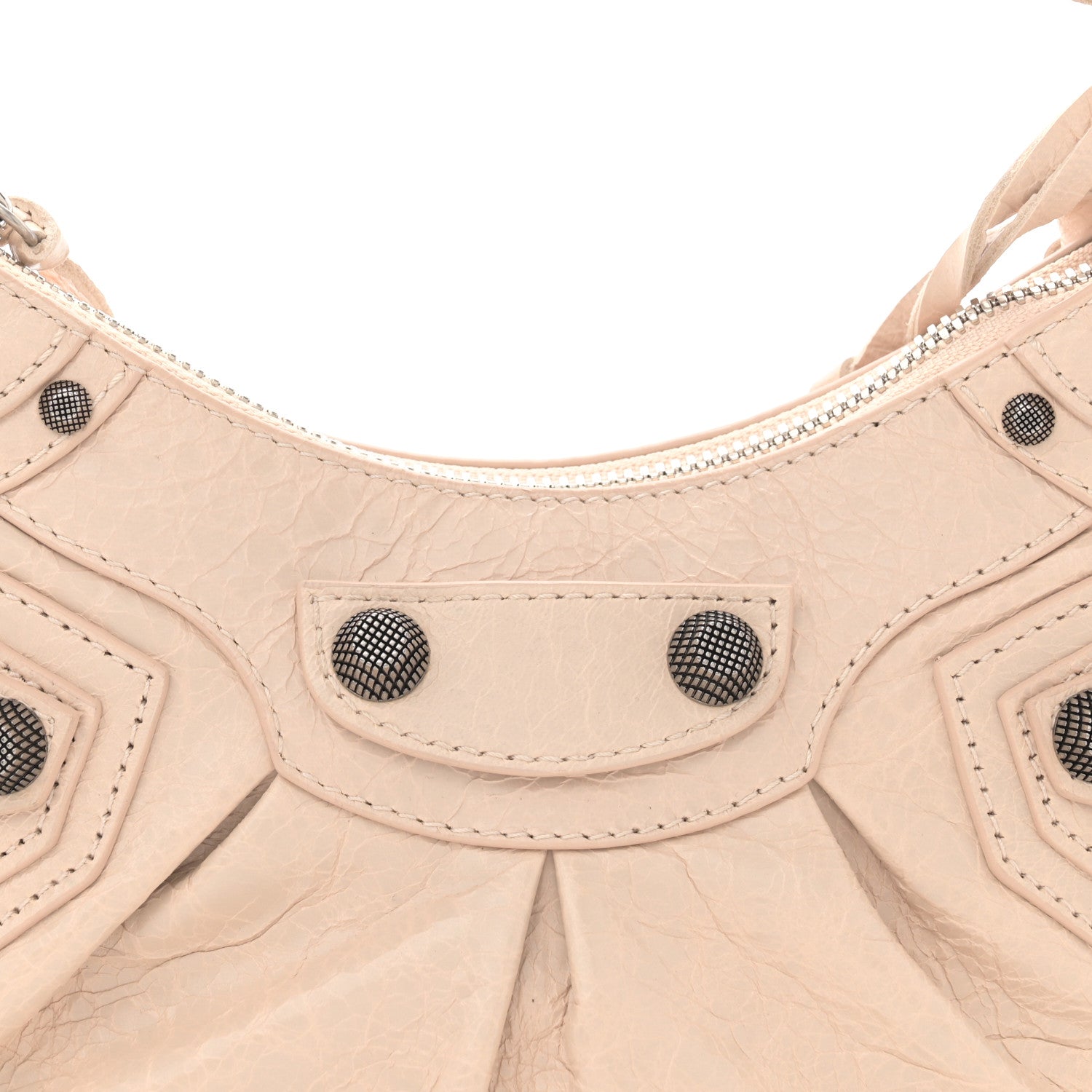 Balenciaga Agneau Arena Le Cagole Shoulder Bag XS Sand Beige 9 of 12