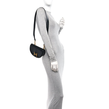 Chloe Smooth Calfskin Mini Marcie Flap Bag Black 2 of 10