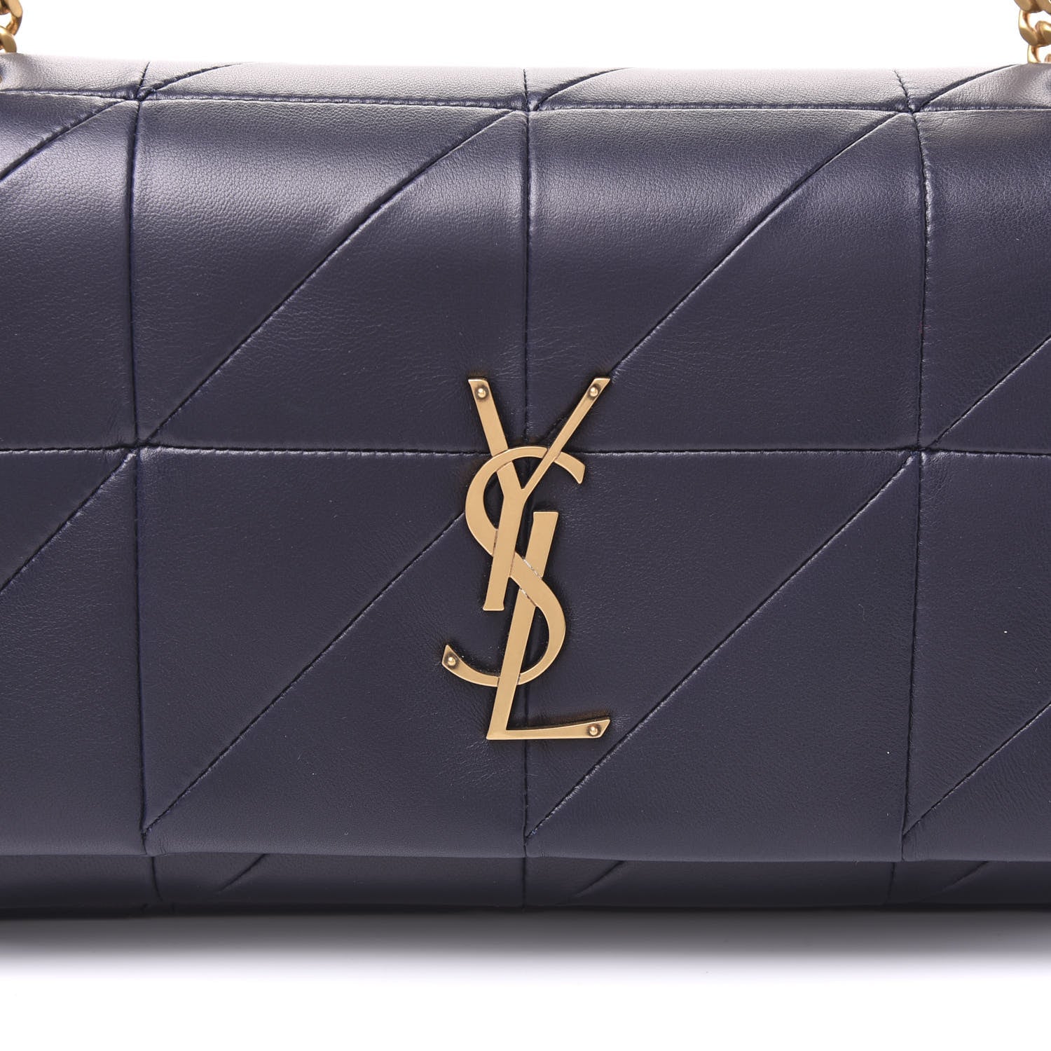 Saint Laurent Lambskin Patchwork Monogram Medium Jamie Dark Notte 9 of 10