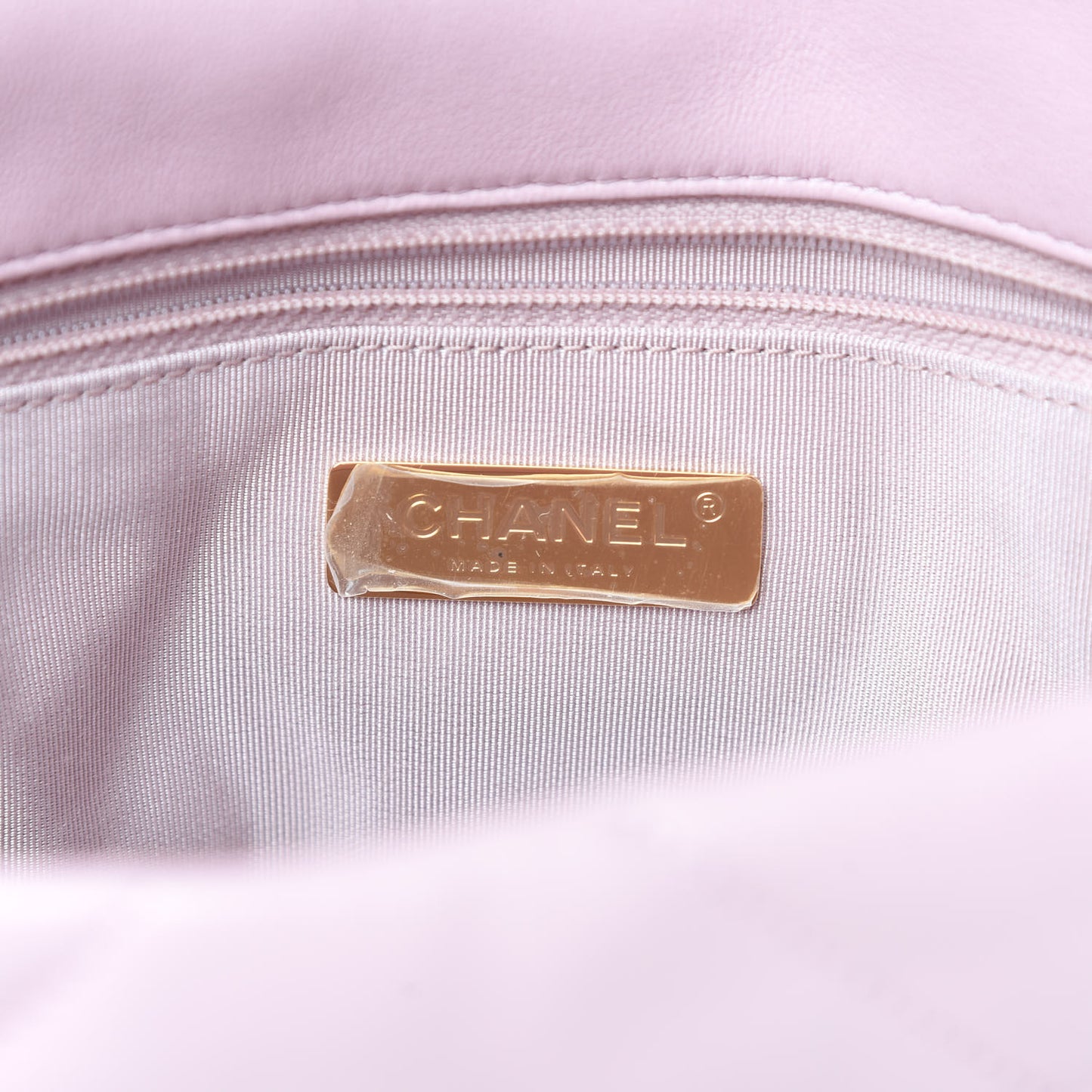 Lambskin Quilted Medium 19 Flap Light Pink