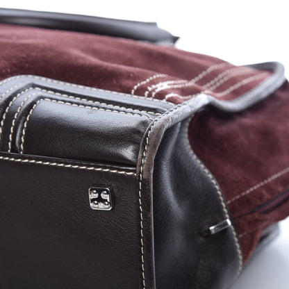 Loewe Suede Amazona 36 Burgundy 10 of 21