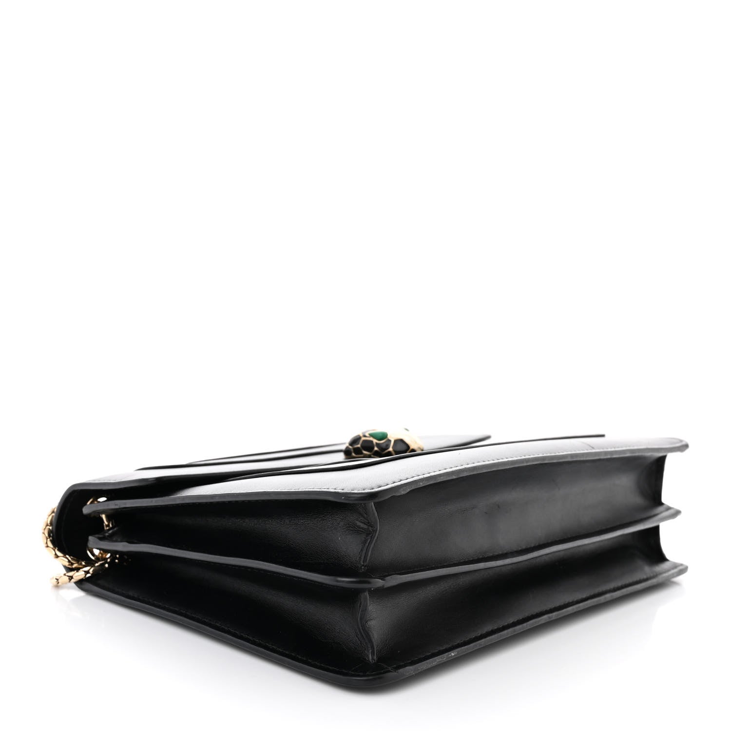 Bulgari Calfskin Serpenti Forever Crossbody Bag Black 4 of 13