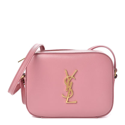 Saint Laurent Grain De Poudre Small Classic Monogram Camera Bag Old Rose 1 of 9