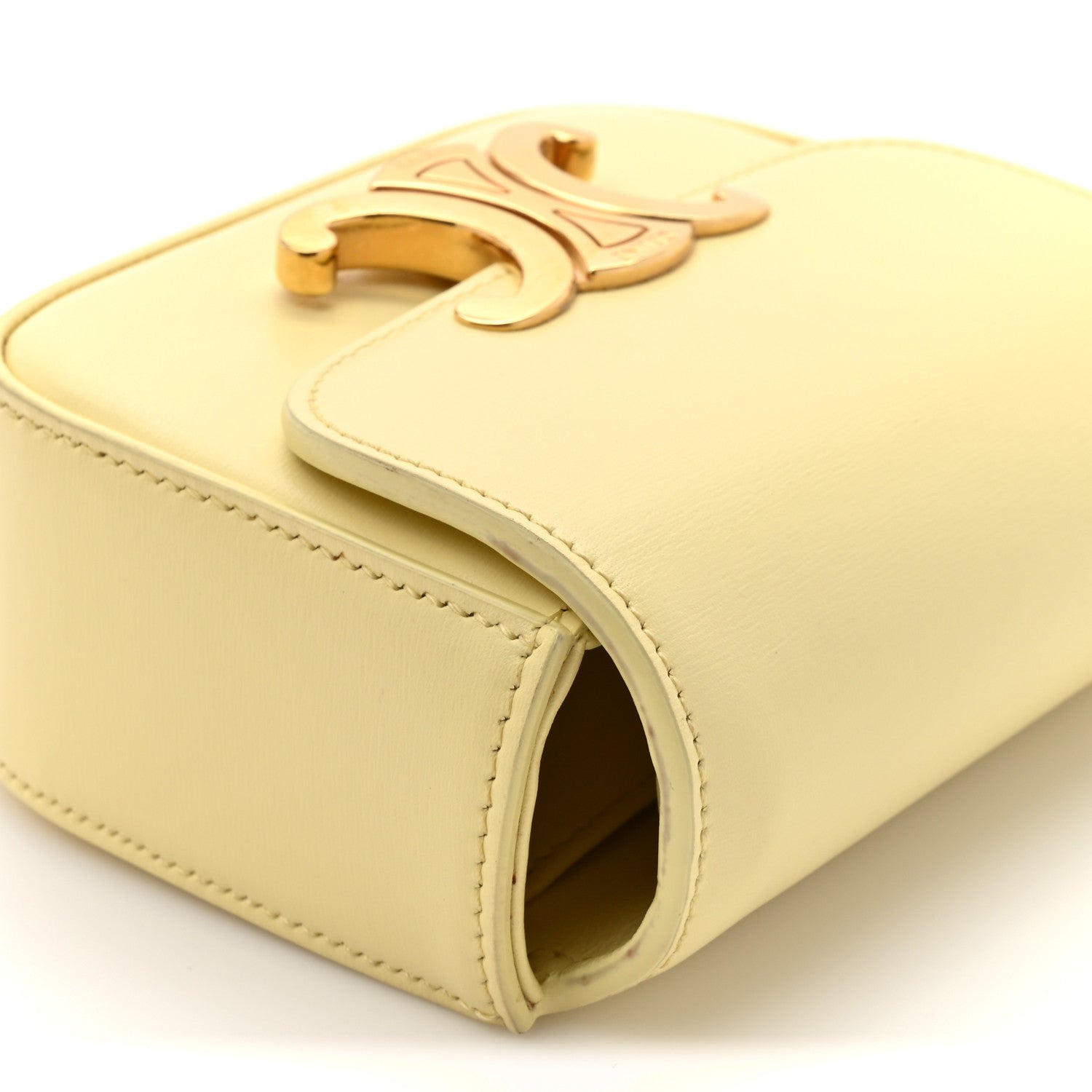 Celine Shiny Calfskin Mini Triomphe Pollen 11 of 16