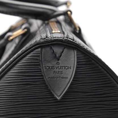 Louis Vuitton Epi Speedy 25 Black 12 of 12