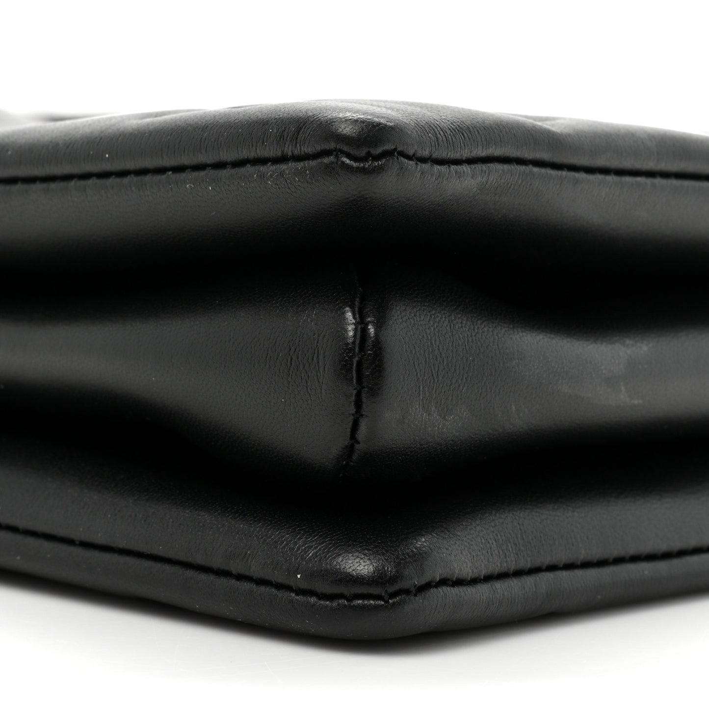 Lambskin Embossed Monogram Coussin MM Black