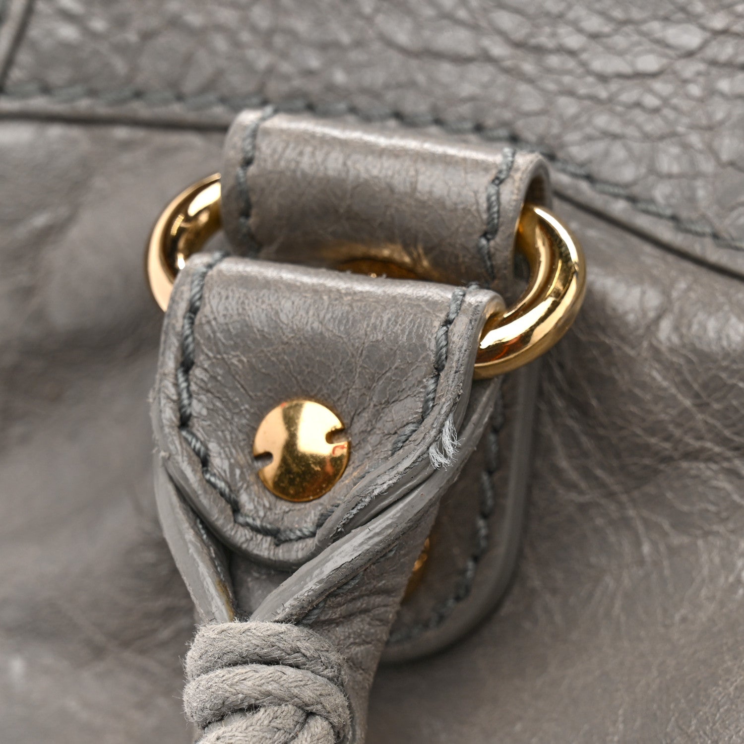 Balenciaga Agneau Giant 12 Gold Hardware Part Time Gris Pyrite 15 of 15