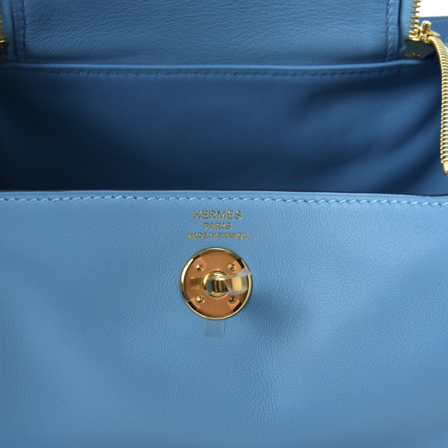 Hermes Swift Mini Lindy 20 Bleu Du Nord 7 of 9