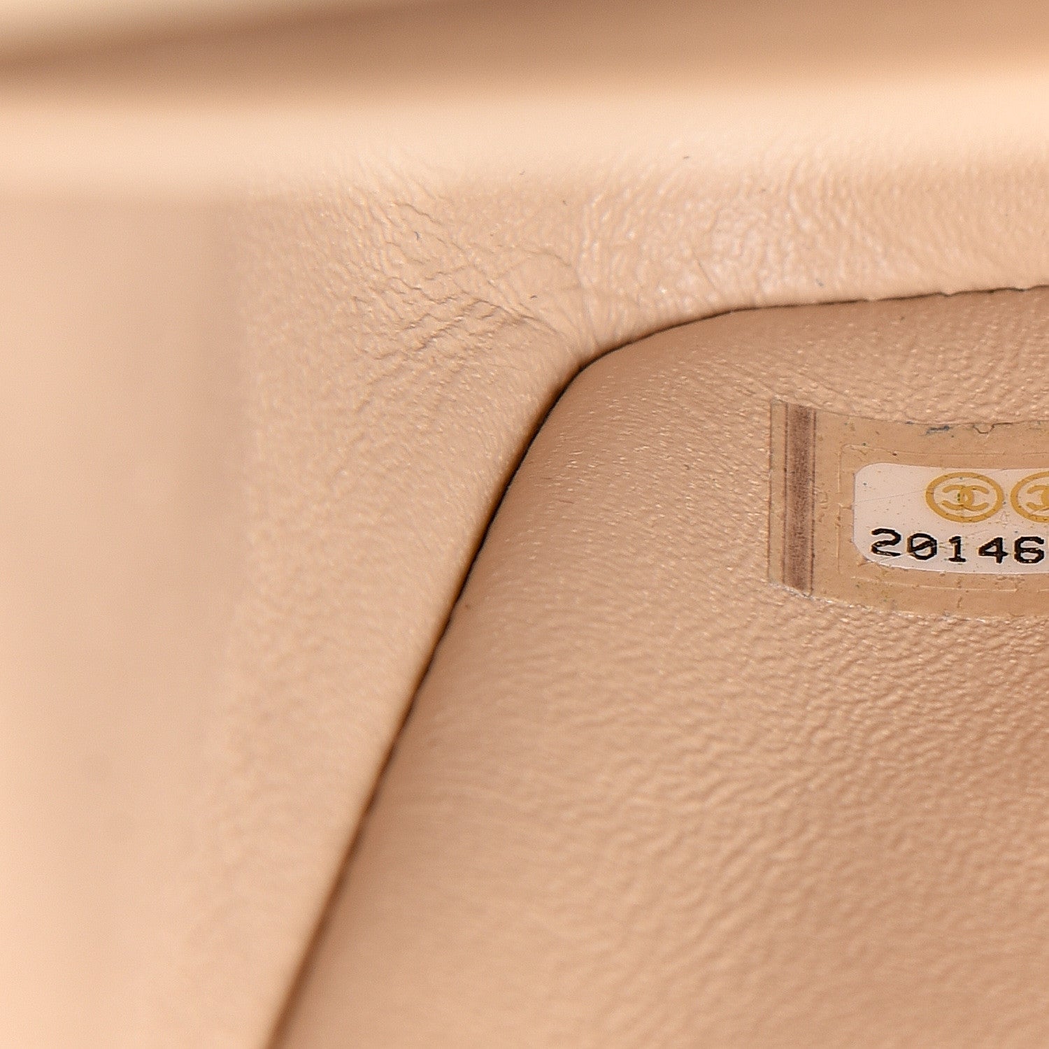 Chanel Caviar Quilted Jumbo Double Flap Beige 6 of 12