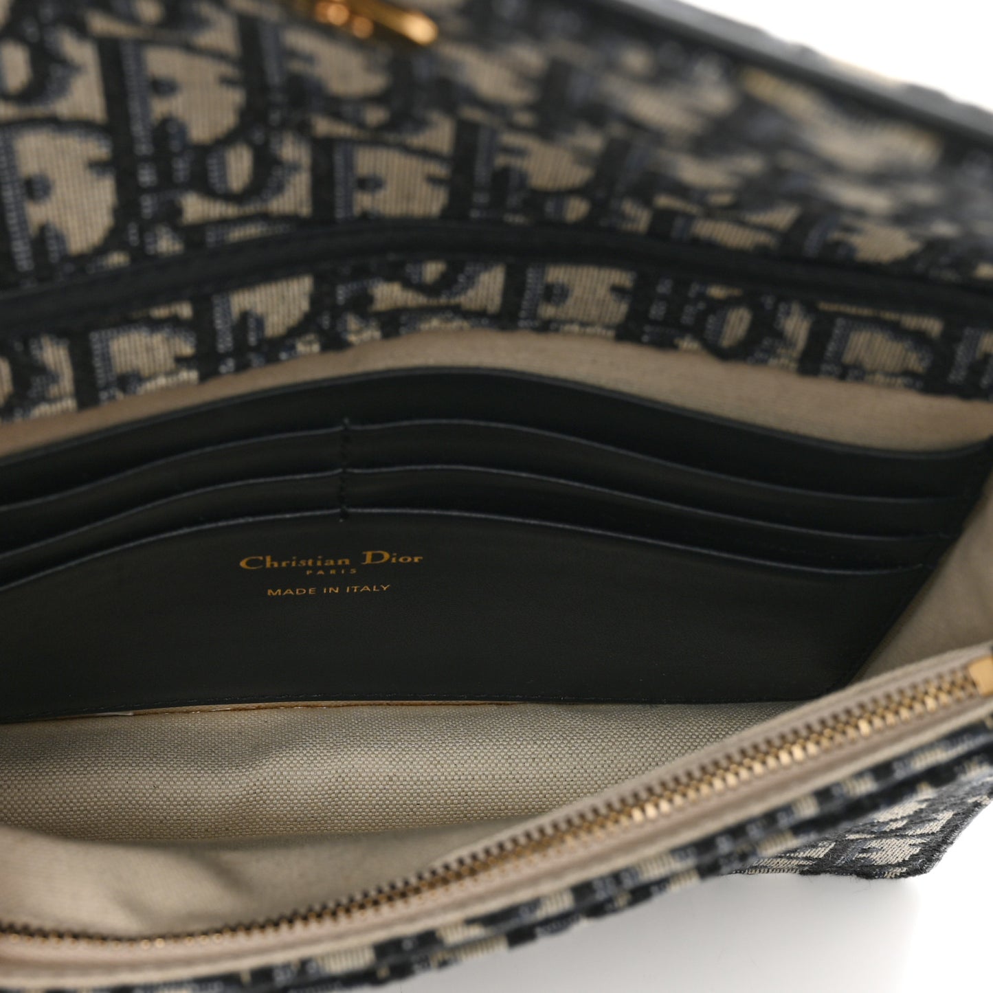 Oblique Saddle Chain Pouch Blue