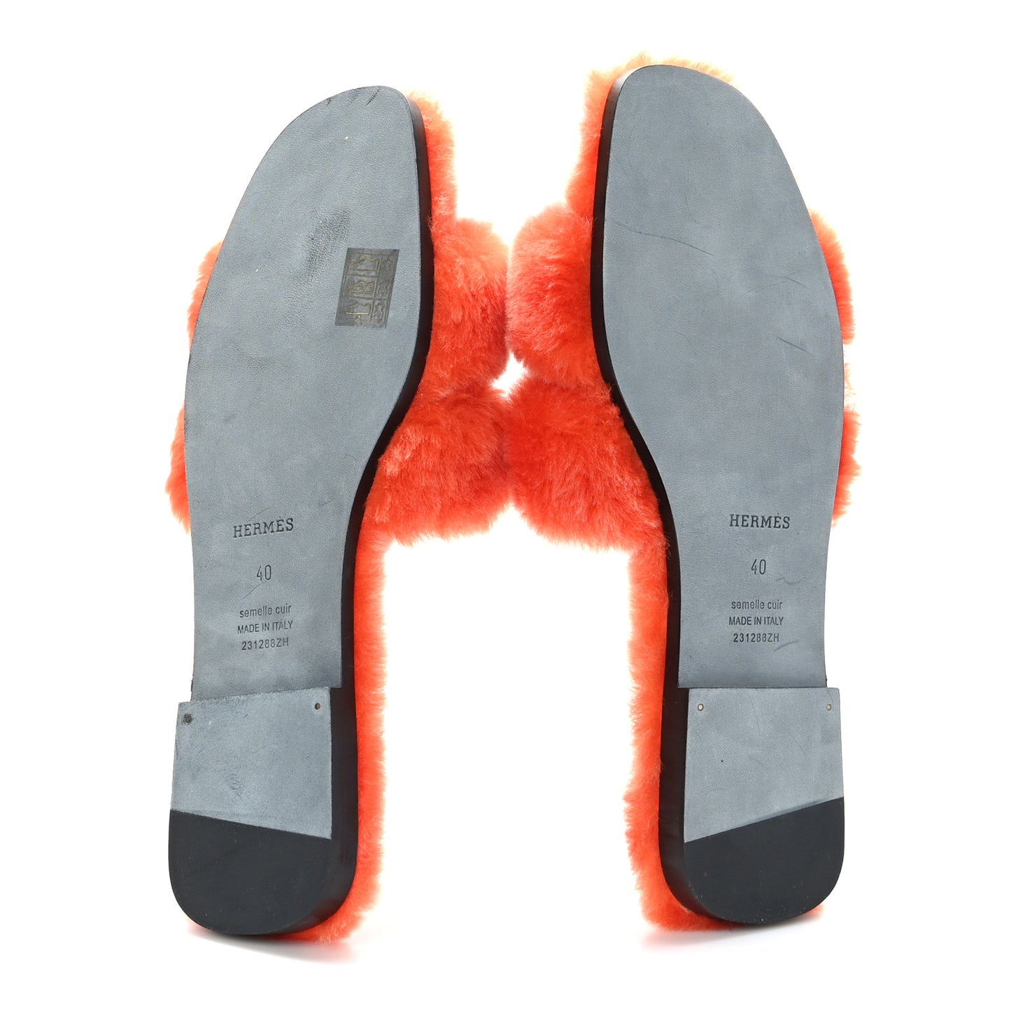 Woolskin Oran Sandals 40 Orange