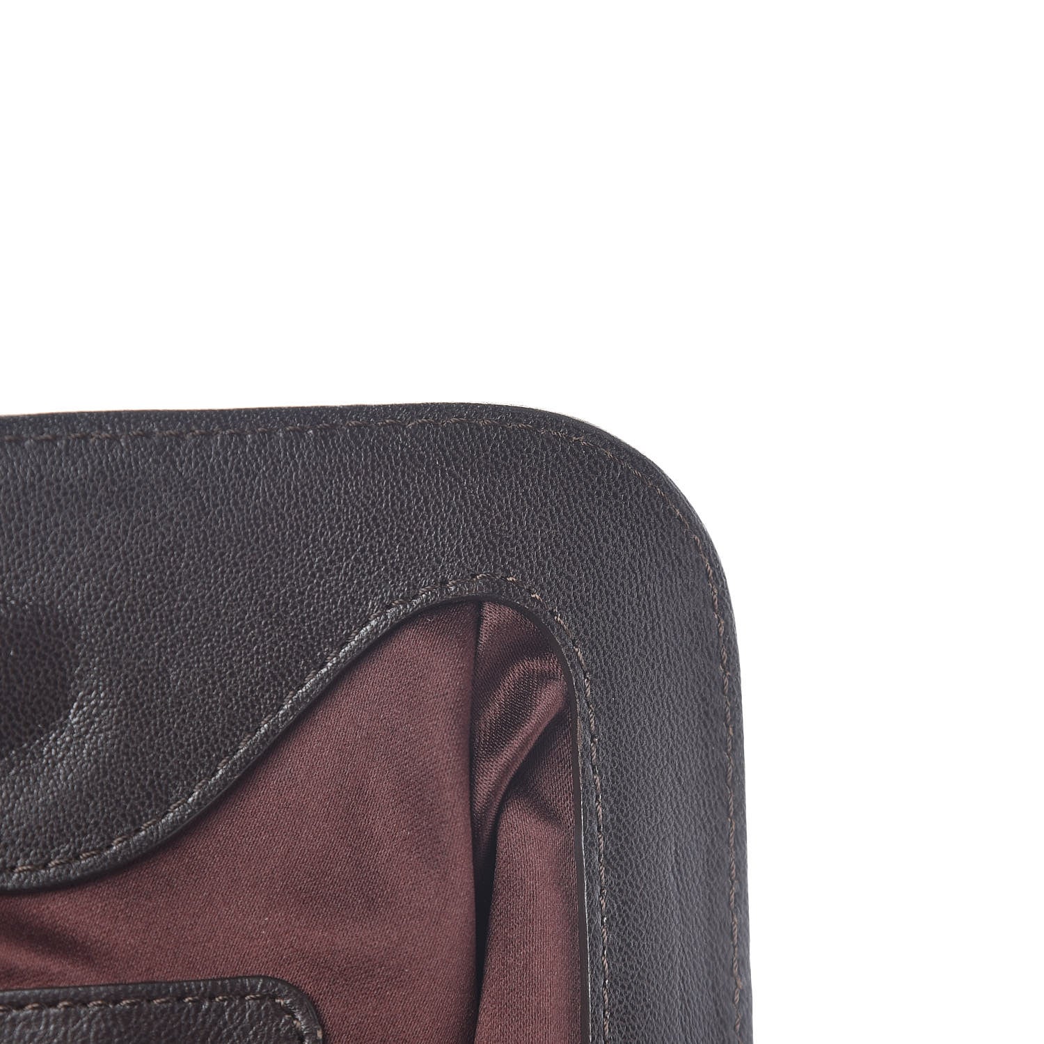Versace Lambskin Couture Snap Out Of It Bag Brown Gold 8 of 18