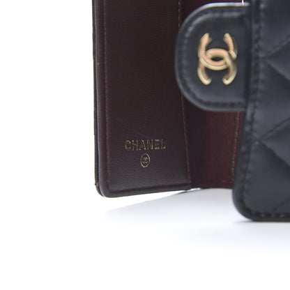 Chanel Lambskin Quilted 4 Key Holder Black 6 of 8